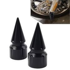 Front Axle Cap Nut Cover 3.6" Inch Fit Harley Softail 07+ Dyna 08+ Street Glide