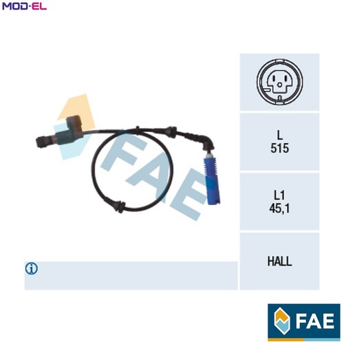 Sensor wheel speed - wheel, for