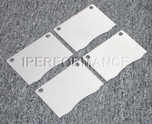 Titanium brake pad - pad, shim