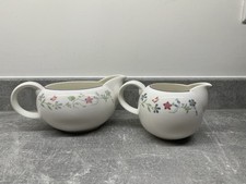 Vintage Royal Doulton 1996 Springdale Milk Jug & Sauce (gravy) Boat