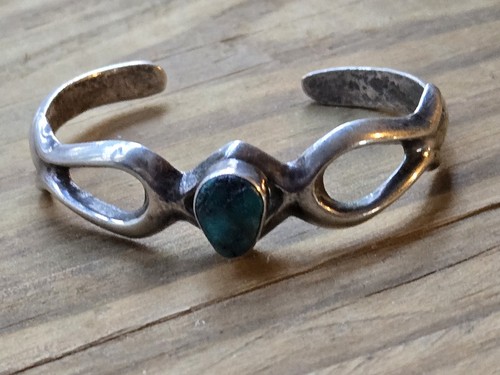 Early sand cast turquoise - sand,