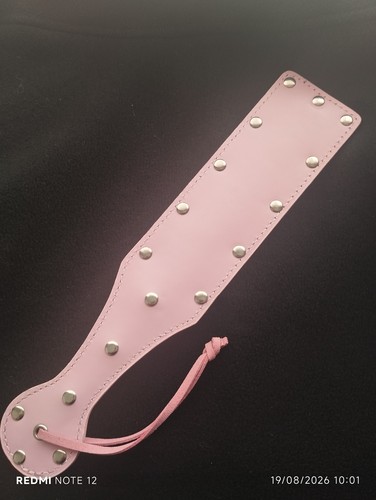Spanking paddle faux pink - spanking,
