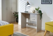 2 Drawer Desk Grey Dressing
