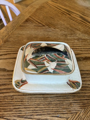 Antique sardine dish george - antique,