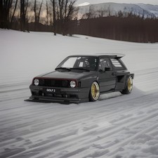 VW Golf mk2 by Khyzyl Saleem -