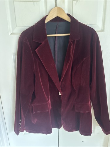 Ladies burgundy red - burgundy, velvet