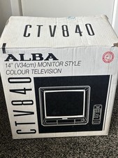 14" Alba CTV840 CRT TV Retro