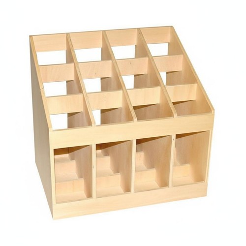 Compartment rack wooden - 12,