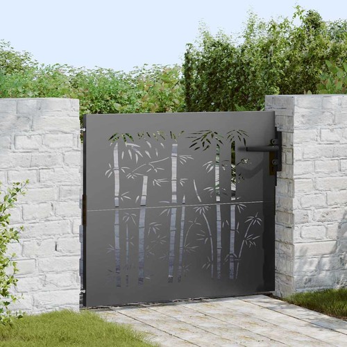 Garden gate corten steel - corten,