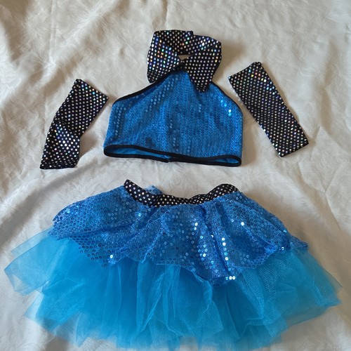 Blue sequin halter - 2, 2