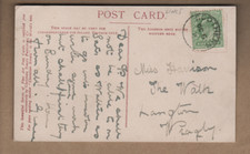 Scothern, Lincolnshire - Single circle postmark 1911 - Ilkeston Church, Derby