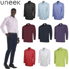 Uneek mens long sleeve poplin - mens,