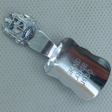 Vintage Tea Caddy Spoon 1950s Birmingham Grand Lodge Masonic Kitchenalia Utensil