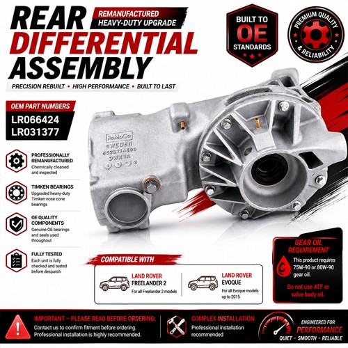 Rear differential diff - differential,