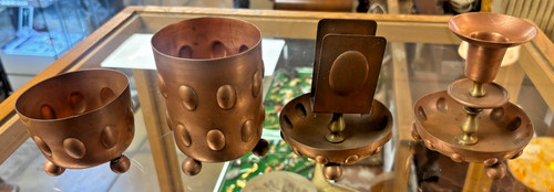 Set arts crafts copper - of,