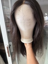 100% Human Hair Lace Frontal Wig 20 Inches 150% Density Bleached Knots