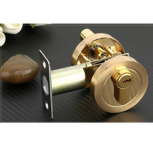 Brass cylinder deadbolt door - cylinder,