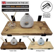 Wooden Board Wall Shelf