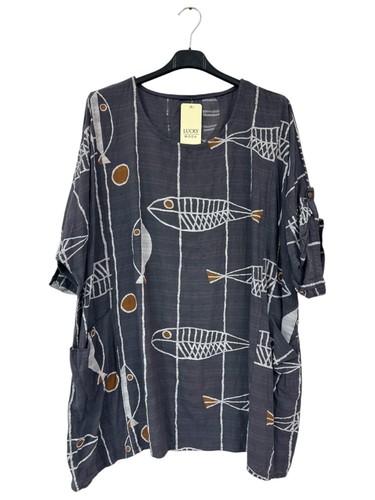 Womens made italy fish - made, in
