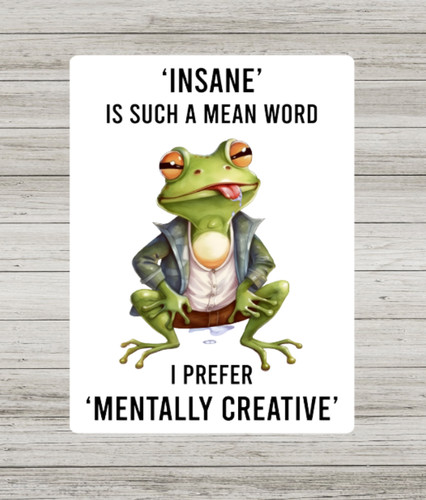 Novelty frog metal - frog,