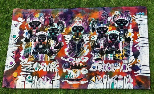 Vintage bali batik art - vintage,