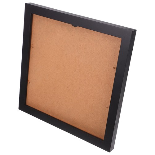 Black vinyl record frame wood - vinyl,