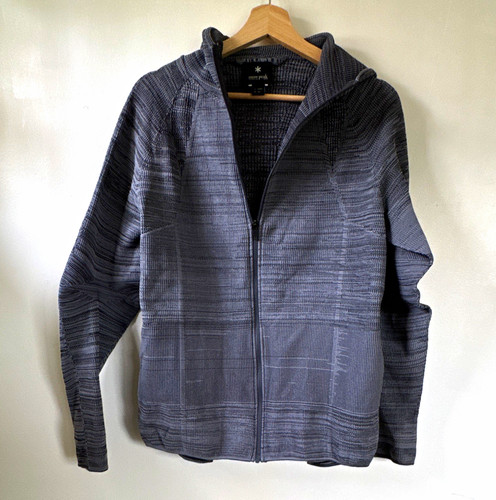 Snow peak men gray striped - peak,