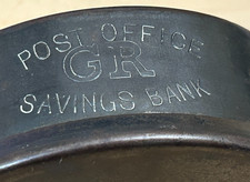 Very  early and rare Post Office Savings Bank money box c1920's King George V