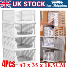 4X Stackable Wardrobe Drawer