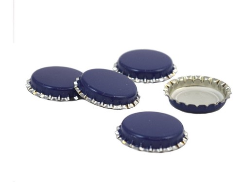 Blue crown caps 26mm pack - crown,