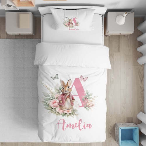 Personalised pink rabbit cute - rabbit,