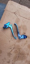 DIA COMPE RALEIGH BURNER BMX OLD PAIR   BRAKE BREAK LEVERS GENUINE  1980'S BLUE