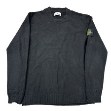 Stone Island Knit Jumper Wool Blend Art 7715524A3 Black Sweater Mens Large
