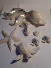 Resin aquatic fantail fish - resin,
