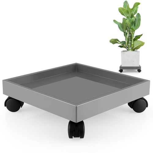 Plant caddy with wheels - with, 11"
