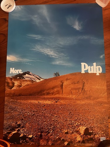 Pulp music promo poster - pulp,