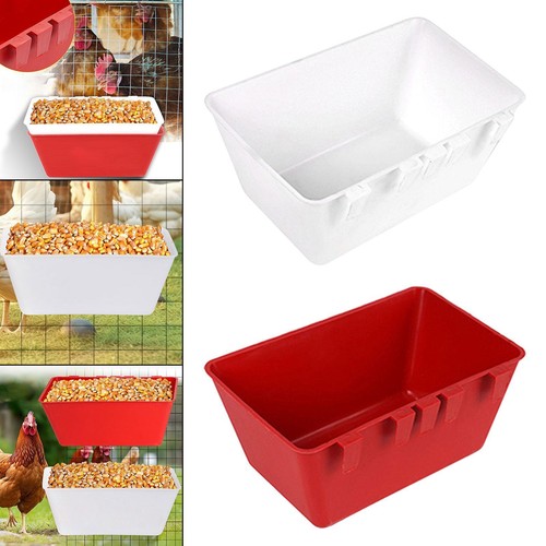 Hanging fence feed trough duck - fence,