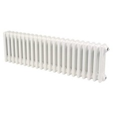 Acova 300mm x 1042mm 2404BTU White Horizontal 3 Column Radiator (