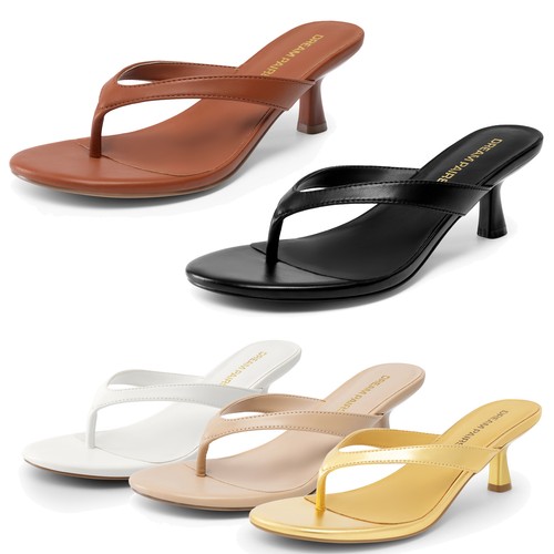 Women flip flops kitten - women's,