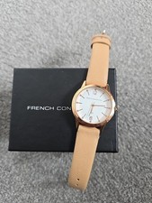 French Connection Time Watch Ladies Rose Gold Quartz *read Description *