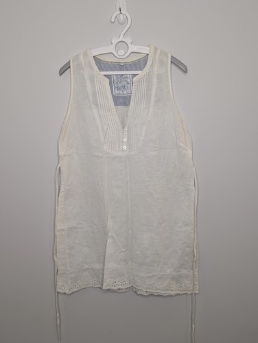 Fat face white sleeveless