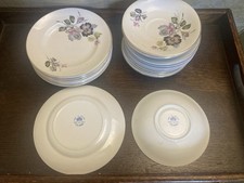 21 X Clare Saucers And Sandwich Plates