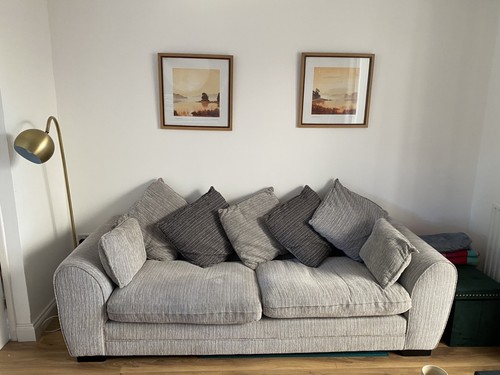 Dfs grey sofa seater - ,