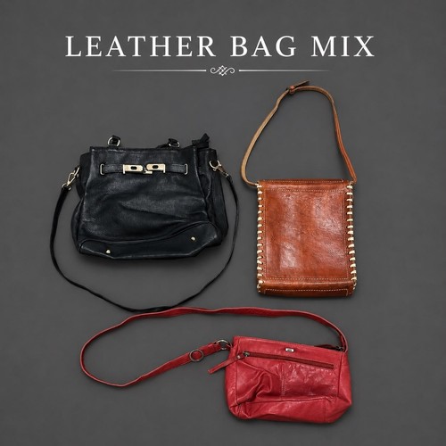 Leather bag mix - x,