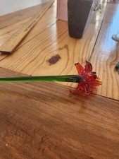 Hand Blown Glass Flowers And