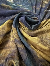 6m 50% Silk 50% Wool Sheer Fabric 45” Wide 60gsm,Dresmaking, Craft, Fashion-37F