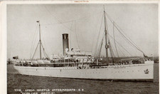 SHIPPING - THE UNION CASTLE INTERMEDIATE S.S. - DUNLUCE CASTLE.