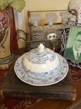 Vintage blue white unmarked - vintage,