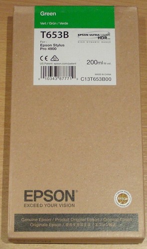 Genuine epson t653b green - genuine,