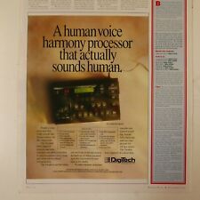 21x30cm magazine cutting 1992 DIGITECH vocalist